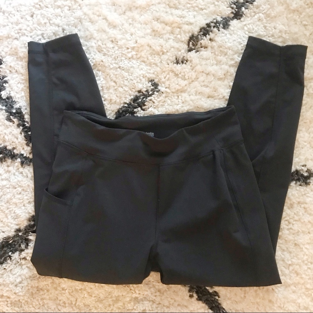 Columbia Black Leggings Sz Large